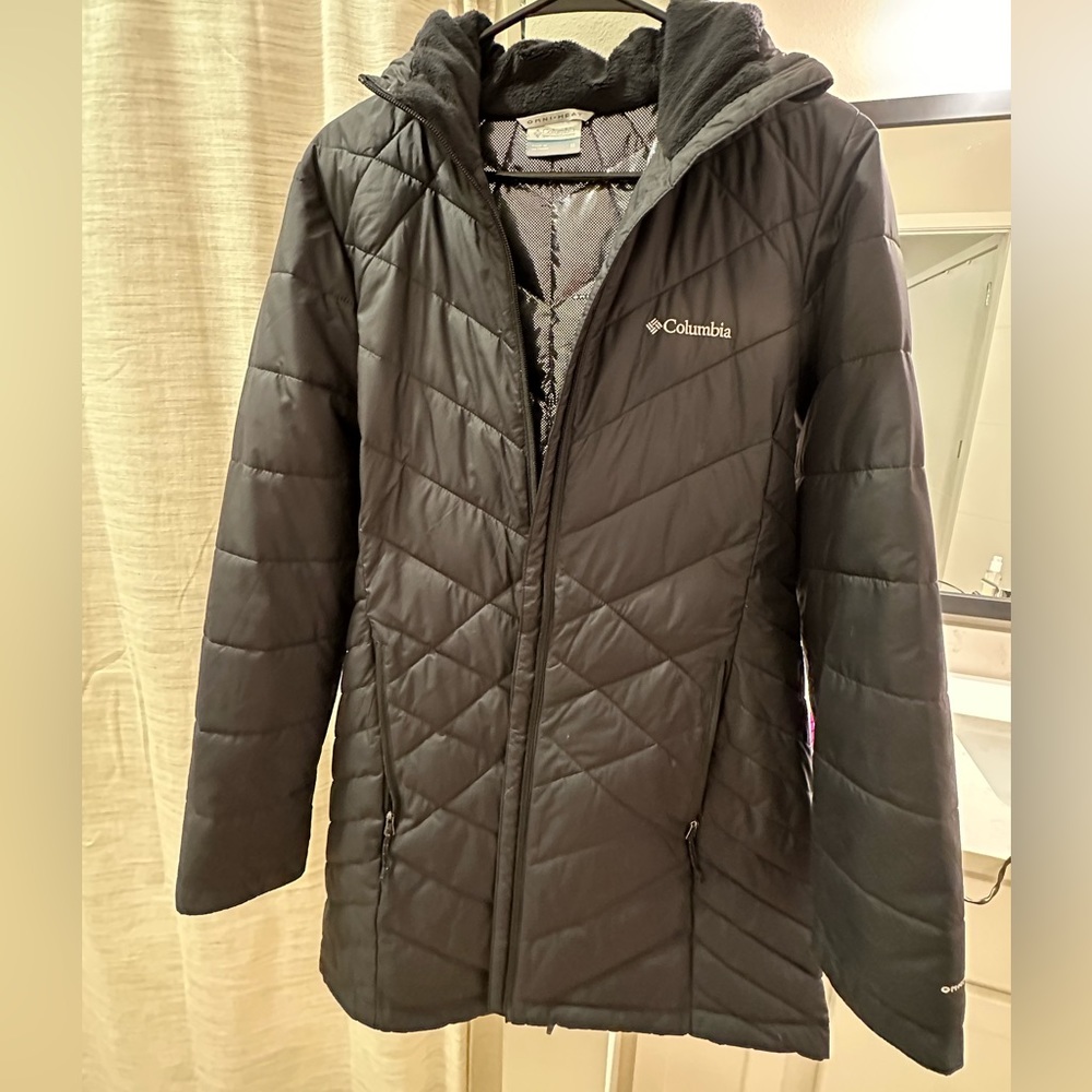 Columbia Women’s Heavenly Long Hooded Jacket: Medium